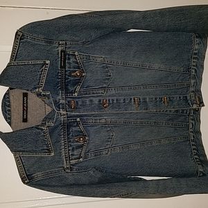 Womens DKNY blue denim Jean jacket size medium